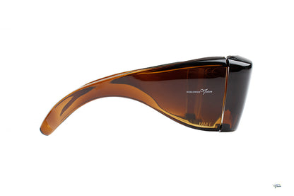 UV-Shield U-43 fitover filter glasses, large model, dark-amber lenses allows 6% light through