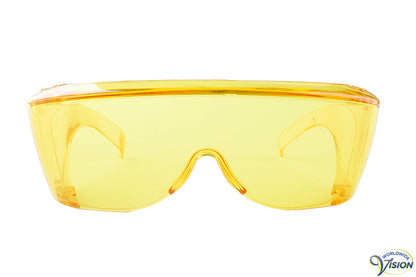 UV-Shield U-50 fitover filterbril, groot model, geel, 87% lichtdoorlaatbaar