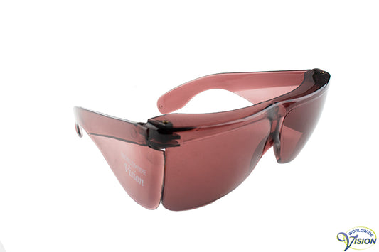 UV-Shield S-81 fitover filterbril, klein model, paars, 20% lichtdoorlaatbaar
