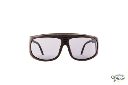 Spectra-Shield 421 fitover filter glasses, small model, grey lenses allows 28% light through