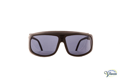 Spectra-Shield 422 fitover filter glasses, small model, dark-grey lenses allows 11% light through