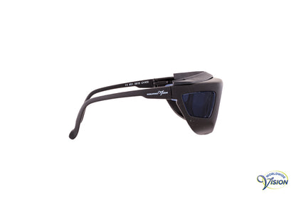 Spectra-Shield 422 fitover filter glasses, small model, dark-grey lenses allows 11% light through