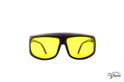 Spectra-Shield 450 fitover filter glasses, small model, yellow lenses allows 87% light through