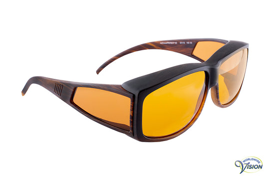 Eschenbach Wellnessprotect WP65 XL fitover filterbril, groot model, amber, 35% lichtdoorlaatbaar