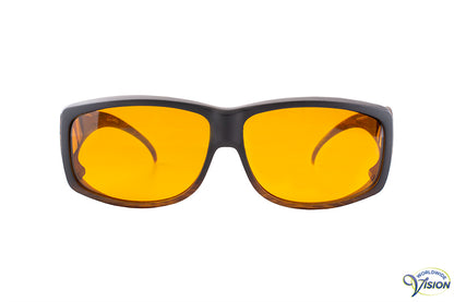 Eschenbach Wellnessprotect WP65 XL fitover filterbril, klein model, amber, 35% lichtdoorlaatbaar