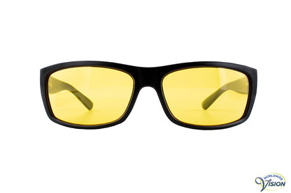 ImproVision 450 non-fitover sun/filter glasses (normal model), yellow lenses, allows 82% light through.