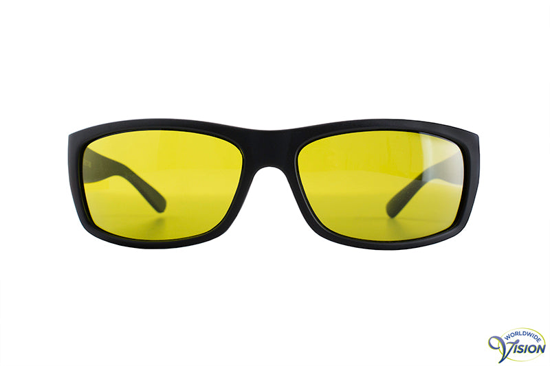 ImproVision 450 tinted non-fitover zonne-/filterbril, limoenkleurig, 32% lichtdoorlaatbaar