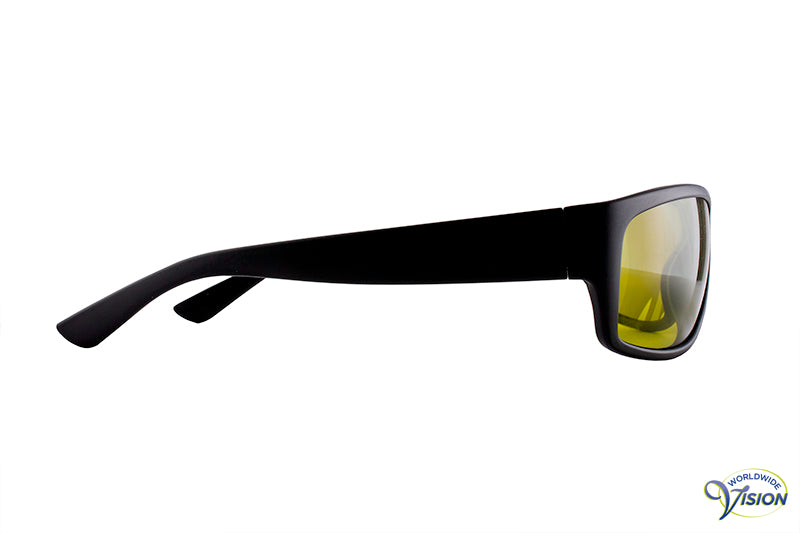 ImproVision 450 tinted non-fitover sun/filter glasses, lime color lenses, allows 32% light through