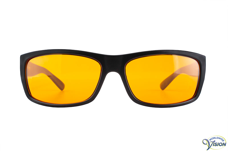 ImproVision 511 non-fitover filter glasses, orange lenses, allows 51% light through