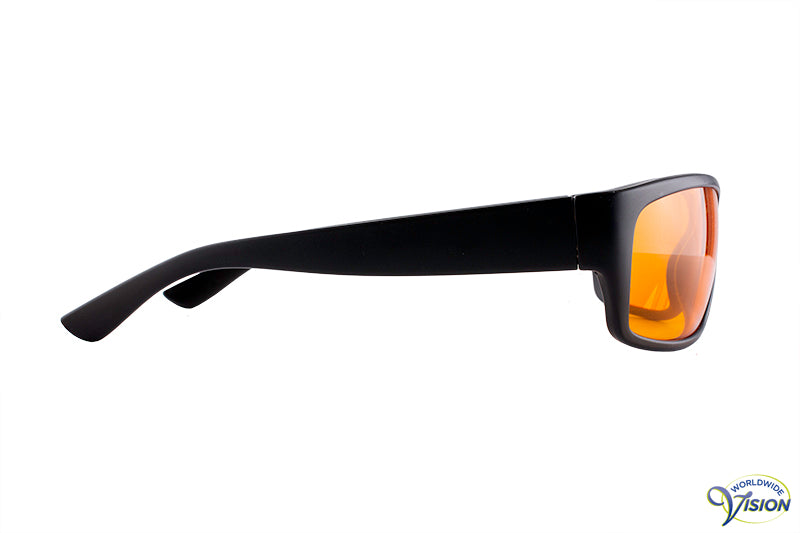 ImproVision 511 non-fitover filter glasses, orange lenses, allows 51% light through