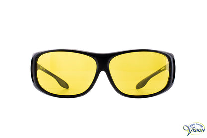 ImproVision 450 fitover filter glasses, yellow lenses, allows 82% light through