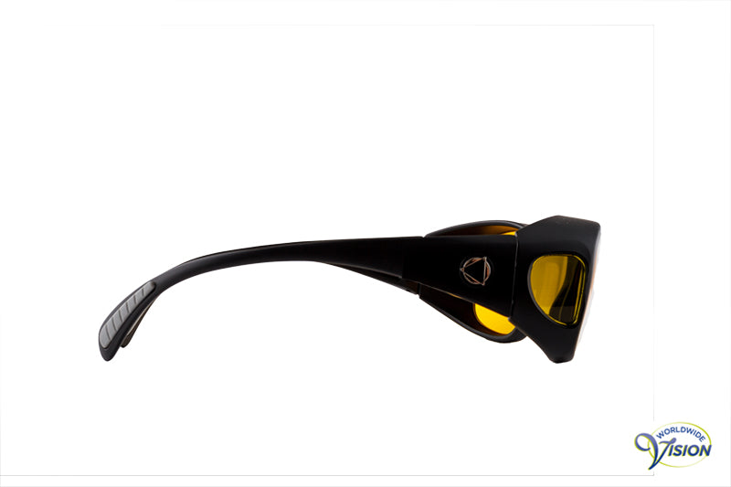 MultiLens Biocover 500 fitover filter glasses, yellow lenses, allows 72% light through
