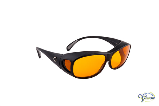 MultiLens Biocover 511 fitover filterbril, geel-oranje 51% lichtdoorlaatbaar