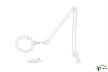 Daylight magnifying lamp Omega 5, diameter lens of glass 127 mm, 1.75 and 2.25 magnification