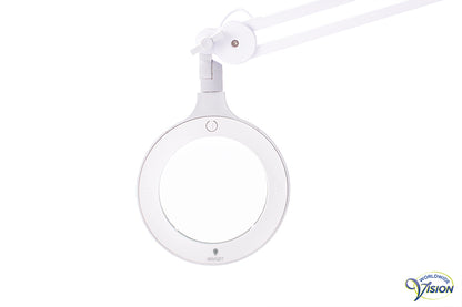 Daylight magnifying lamp Omega 5, diameter lens of glass 127 mm, 1.75 and 2.25 magnification