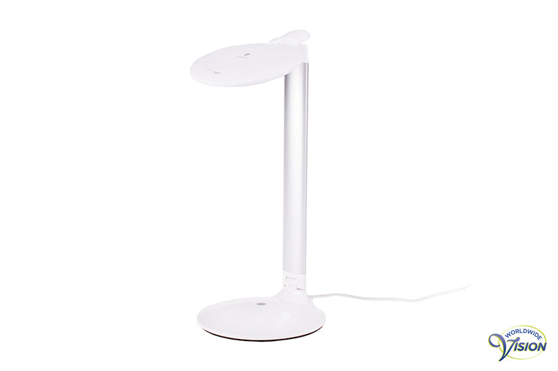 Daylight Halo Go oplaadbare tafel/bureau loeplamp, diameter acryl lens 88 mm, vergroot 2,25 maal