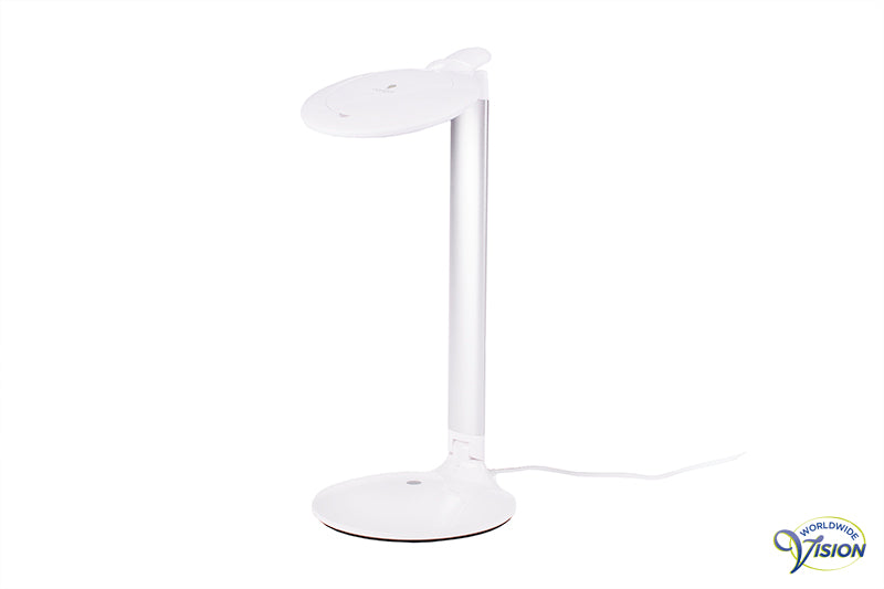 Daylight Halo Go rechargeable table/desk magnifying lamp, diameter acrylic lens 88 mm, 2.25 magnification.