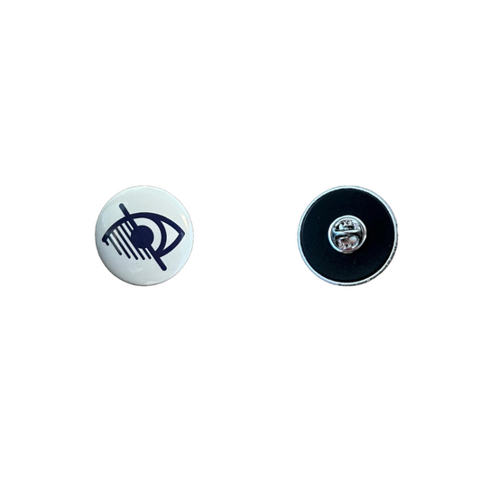 Slechtziend button met pin