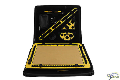 TactiPad professional drawing board including several drawing tools