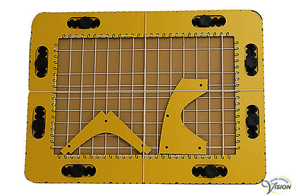 TactiPad GraphGrid with drawing accessories and elastics