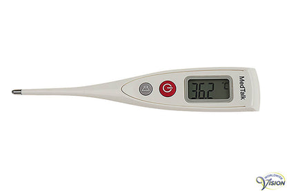 Digitale koortsthermometer MedTalk, meertalig sprekend waaronder Engels