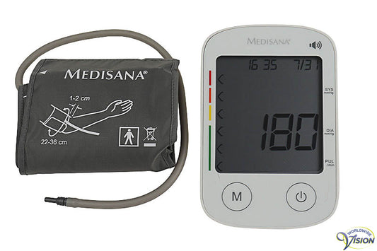 Sprekende bloeddrukmeter Medisana Voice,meertalig waaronder Nederlands