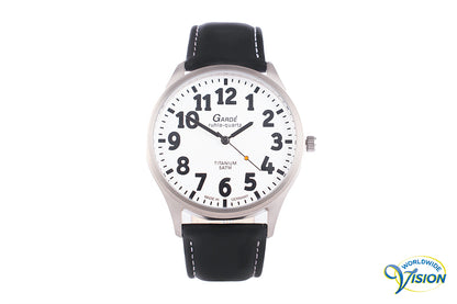 Gardé Jumbo XL horloge met witte wijzerplaat van 37 mm