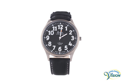 Gardé Jumbo XL watch with black face of 37 mm