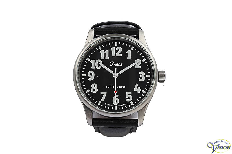 Gardé Jumbo unisex watch with black face of 33 mm