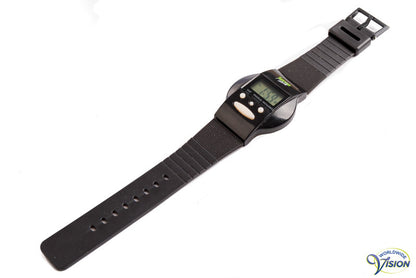 Nederlandssprekend horloge rond model, kleur zwart