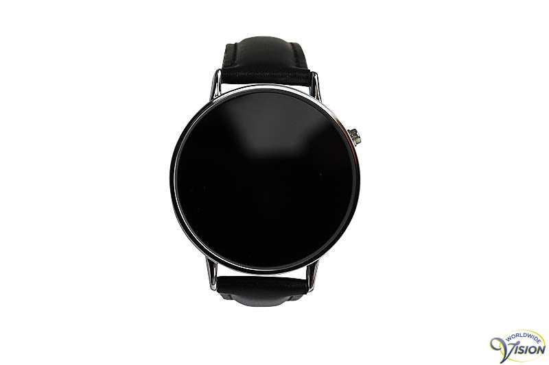 DianaTalks Prime Touch Black Small talking watch with touchscreen