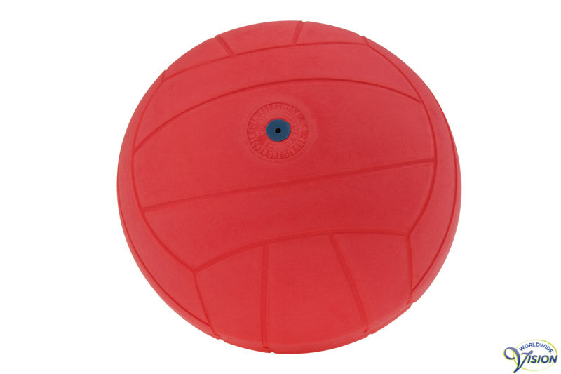 Rubber football with bells, diameter 21 cm