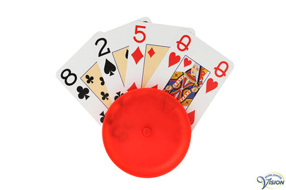 Playing cards with normal pictures and large figures and characters, type Opti