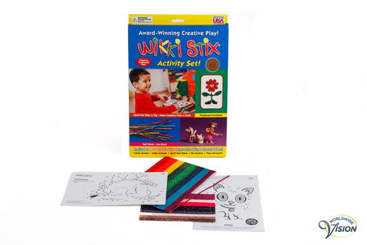 Wikki Stix, tast-/educatiespel met gekleurde, antislip staafjes