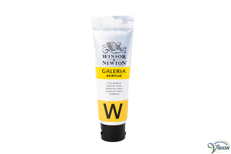 Winsor & Newton acrylverf, tube 120 ml, kleur wit