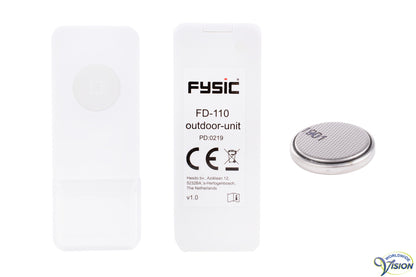 Fysic FD-110 wireless doorbell with flash light