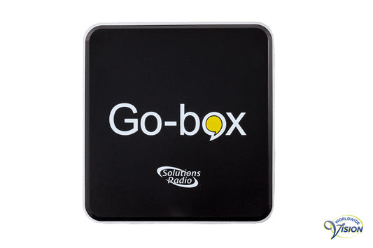 Go-box TV-ondertiteling leest alle zenders, live programma's, HD DVD's, uitzending gemist, Netflix en Videoland voor.