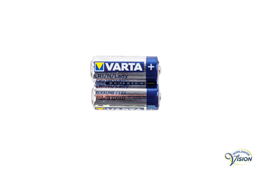 Battery type N, alkaline, model LR01, per 2 stuks