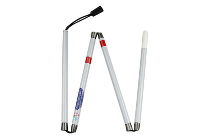 Taststok carbonfiber opvouwbaar in vijf delen, lengtes 110 t/m 160 cm