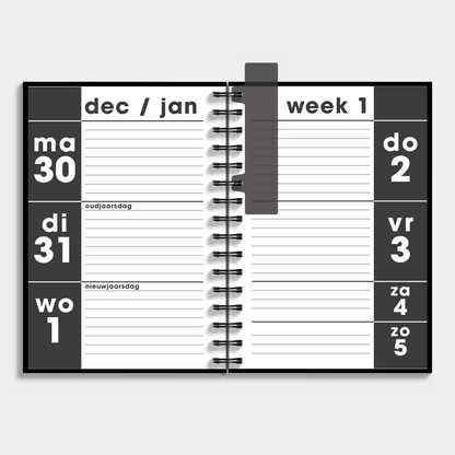 Large print diary 2024 format A5