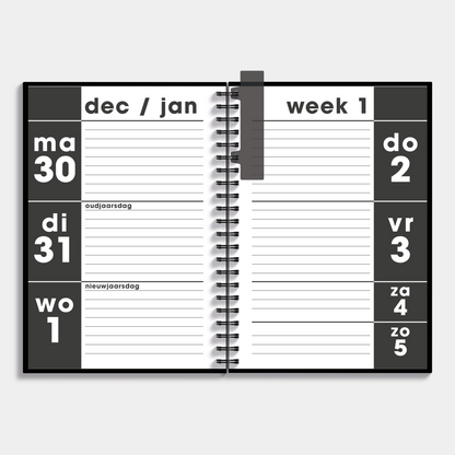 Large print diary 2024 format A4