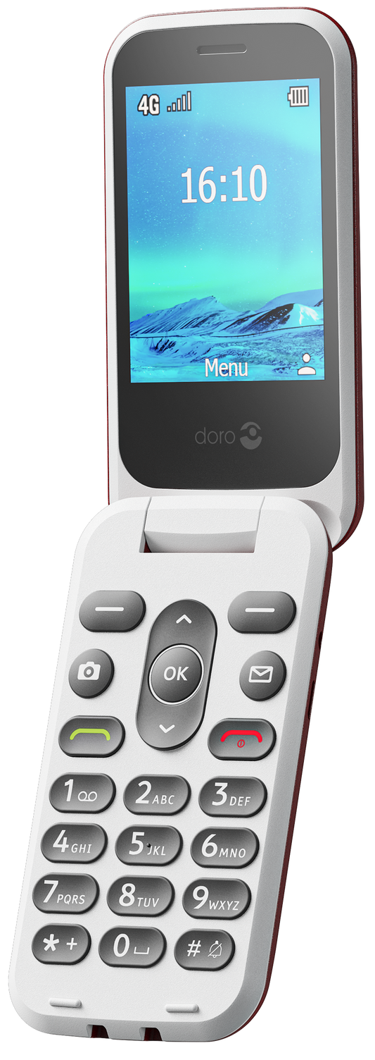 Doro mobiele telefoon 2880 rood/wit