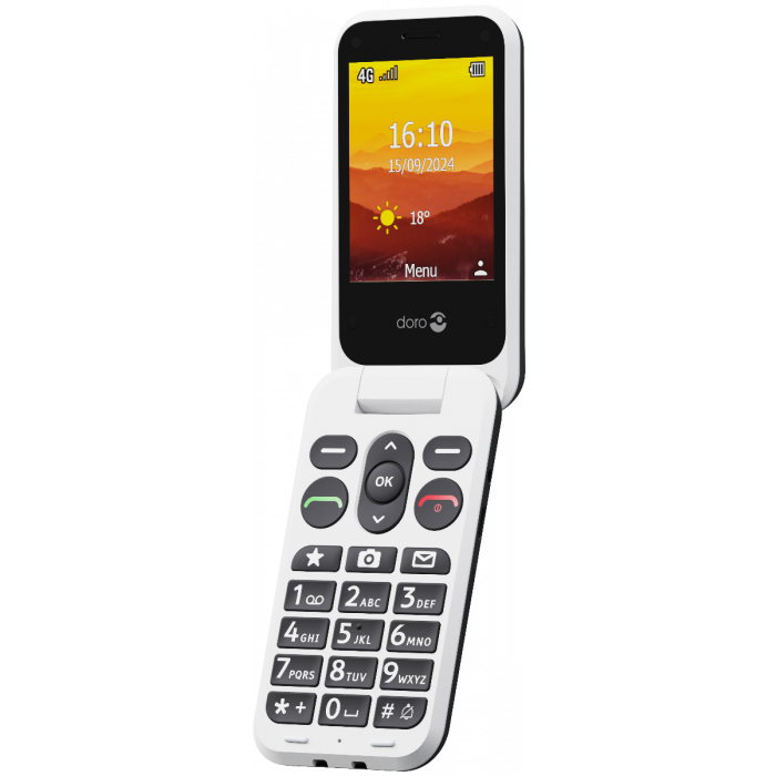 Doro Leva L20 Senioren mobiel zwart/wit