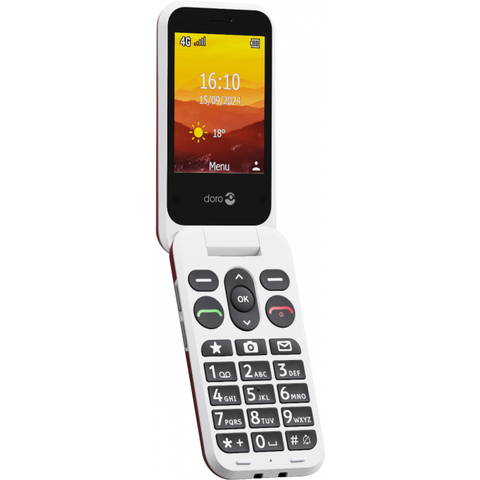 Doro Leva L20 Senioren mobiel rood/wit