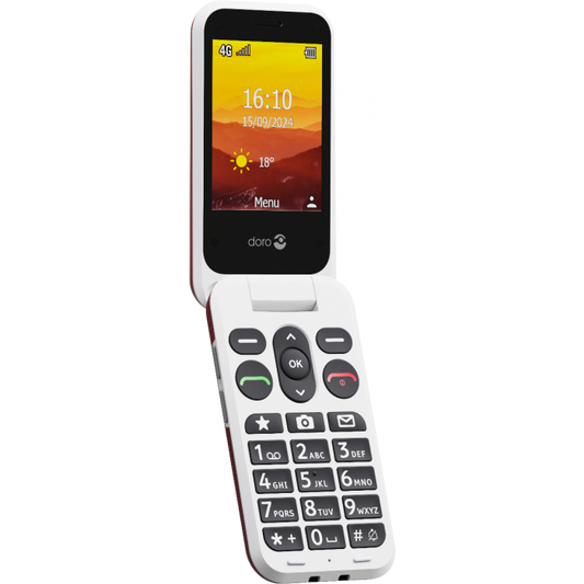 Doro Leva L30 Senioren mobiel rood/wit