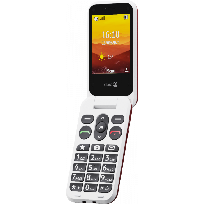 Doro Leva L30 Senioren mobiel rood/wit