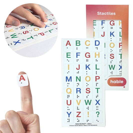Stactiles™ - Voelbare Stickers - Letters
