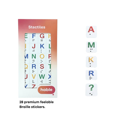Stactiles™ - Voelbare Stickers - Letters