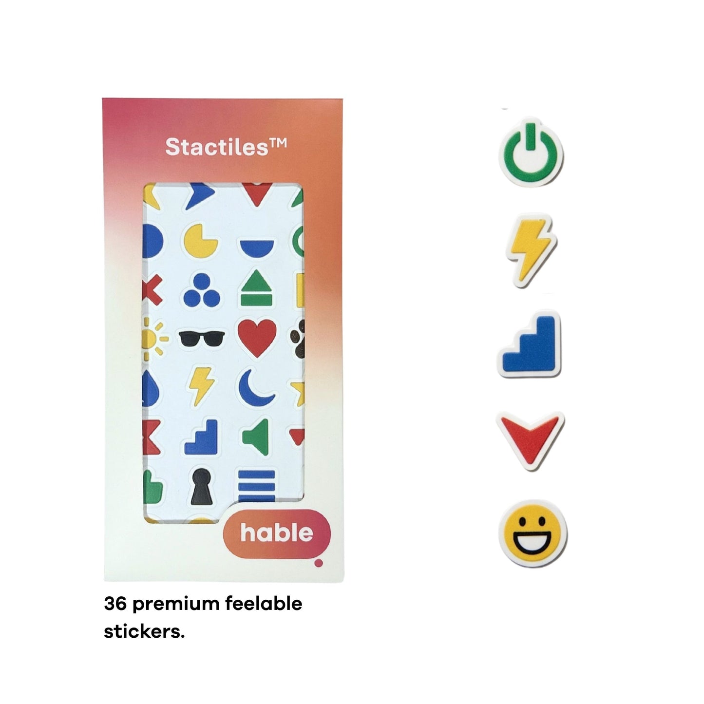 Stactiles™ - Voelbare Stickers - Pictogrammen