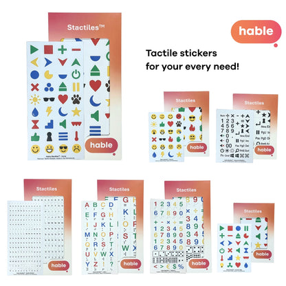 Stactiles™ - Voelbare Stickers - Pictogrammen